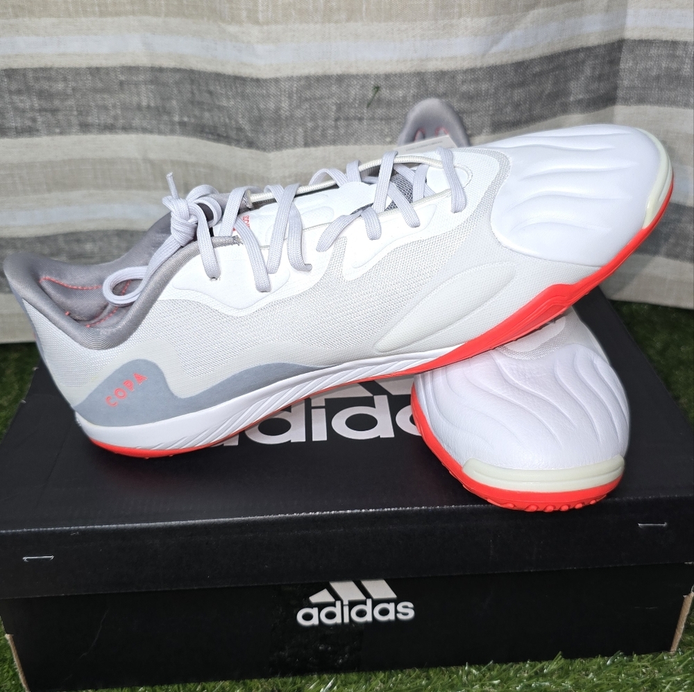 Adidas White and Red Athletic Shoes